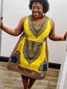 img 5 attached to Выделитесь на своей следующей вечеринке в африканском платье с принтом дашики от SHENBOLEN.