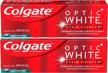 colgate optic white stain fighter logo