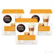 pack of 3 nescafe dolce gusto latte macchiato coffee pods, 16 capsules per pack logo