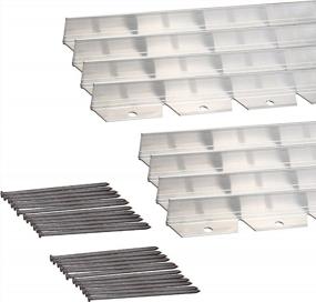 img 3 attached to Dimex EasyFlex Aluminum Paver Edging Kit 1856-48C, 48 Feet, Silver