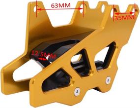 img 1 attached to 🔒 CNC Chain Guard Guide Protector: Ultimate Protection for RM/RMZ/RMX/DRZ/DRE Motorcycles - Gold