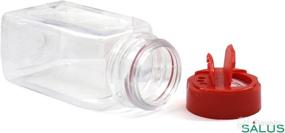 img 2 attached to SALUSWARE Plastic Bottles Containers Perfect Storage & Organization ~ Kitchen Storage & Organization