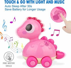 img 1 attached to Dreampark Baby Toys 18-24 месяцев: музыкальная световая игрушка-динозавр для девочек и мальчиков, малышей 2 лет