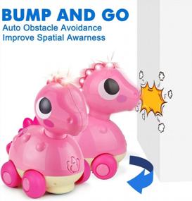 img 2 attached to Dreampark Baby Toys 18-24 Months: Musical Light Dinosaur Toy For Girls & Boys Toddlers Age 2