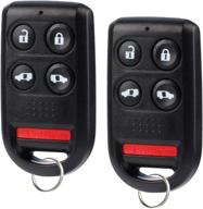 🔑 2005-2010 honda odyssey keyless entry remote van key fob (oucg8d-399h-a) - set of 2 логотип