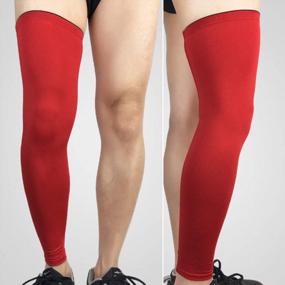 img 2 attached to Stay Protected And Perform Better With HOPEFORTH Full Leg Compression Sleeves - 2 Pack