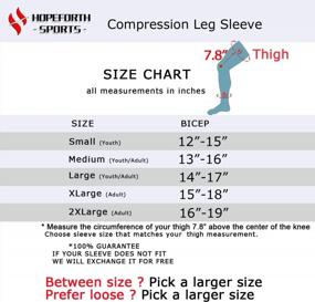 img 3 attached to Stay Protected And Perform Better With HOPEFORTH Full Leg Compression Sleeves - 2 Pack