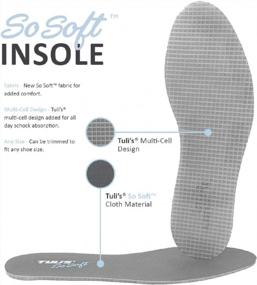 img 2 attached to Tuli'S So Soft Insoles, Shoe Inserts With Shock Absorption, Gel Shoe Cushion Insole For Men And Women, One Size Fits All