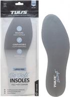 tuli's so soft insoles, shoe inserts with shock absorption, gel shoe cushion insole for men and women, one size fits all logo