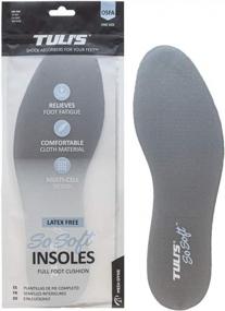 img 4 attached to Tuli'S So Soft Insoles, Shoe Inserts With Shock Absorption, Gel Shoe Cushion Insole For Men And Women, One Size Fits All