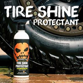 img 3 attached to 🚗 Enhance Your Ride with Voodoo Ride ® VR-1005 Tire Shine-N-Protectant: Long Lasting, White New Car Scent, 16oz