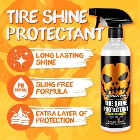img 2 attached to 🚗 Enhance Your Ride with Voodoo Ride ® VR-1005 Tire Shine-N-Protectant: Long Lasting, White New Car Scent, 16oz