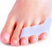 povihome 10 pack pinky toe separator and protectors, triple gel toe separators for overlapping toe, curled pinky toes separate and protect logo