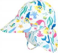 защита от солнца upf 50+ nozone better baby flap sun hat - дышащая пляжная шляпа с широкими полями и регулируемым ремешком логотип