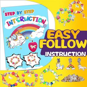 img 1 attached to Unleash Your Child’S Creativity With Y YOFUN'S Make Your Own Unicorn Clay Jewelry Kit For Girls - Perfect Jewelry Making And Crafting Activity For Kids Ages 8-12+