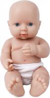 👶 ivita 12 inch full silicone baby dolls: lifelike reborn newborns, real silicones, not vinyl dolls - boy logo