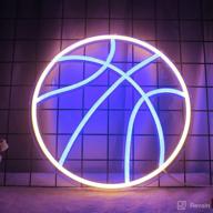 brilliant basketball shaped neon lights: elevate your man cave with sports led neon signs for basketball players - unique sports wall art and bedroom décor логотип