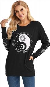 img 1 attached to Stay Cozy And Chic With Rosemia Women'S Graphic Sweatshirts With Pockets - Shop Now!