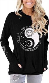 img 2 attached to Stay Cozy And Chic With Rosemia Women'S Graphic Sweatshirts With Pockets - Shop Now!