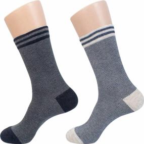 img 2 attached to Stay Fashion-Forward With FITEXTREME Men'S 6-8 Pack Casual Dress Patterned Crew Socks