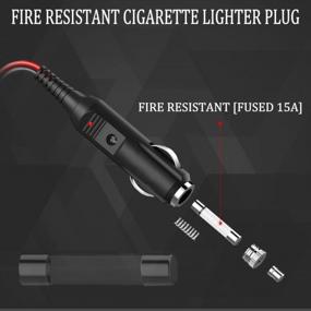 img 2 attached to 4FT 12V Cigarette Lighter Male Plug To SAE Connector Extension Cable 16AWG - Heavy Duty Cord