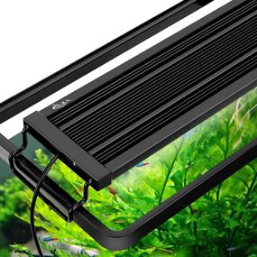 img 4 attached to 🐠 Enhance Your Freshwater Planted Tank with AQQA 11W-45W Aquarium LED Lights - Waterproof, Full Spectrum, Timer Controller, White & Blue & Red Light, Extendable Brackets