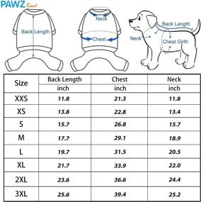 img 3 attached to 🐶 PAWZ Road Large Dog Plaid Shirt Coat Hoodie: Keep Your Pet Warm and Cozy this Winter with Red 3XL!