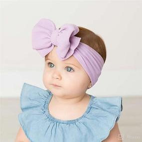 img 1 attached to Cinaci Stretchy Headbands Accessories Headwraps Baby Care