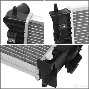 img 1 attached to ⚙️ DNA Motoring OEM-RA-13308 Factory Style Aluminum Core Radiator for 2013-2019 Police Interceptor Sedan/Taurus, 28-3/4" Width X 17-9/16" Height X 11/16" Depth, 1-1/2" Inlet / 1-1/2" Outlet