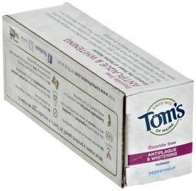 img 1 attached to 🌿 Tom's Maine Peppermint Mint Antiplaque Toothpaste - Advanced Oral Care