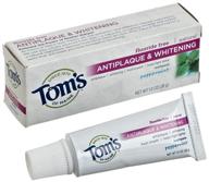 🌿 tom's maine peppermint mint antiplaque toothpaste - advanced oral care logo