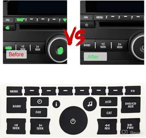 img 4 attached to Enhance Your Dash Controls with SecosAutoparts Radio & AC Button Fix Kit for Chevy Silverado, GMC & Buick (2007-2014)