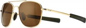 img 4 attached to Polarized Aviator Sunglasses For Men With Military Style By SUNGAIT