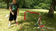 img 1 attached to 3-In-1 Sports Net With Soccer, Pitchback, Hockey: Includes Balls, Puck, And Sticks For Ultimate Versatility review by Brian Forbis