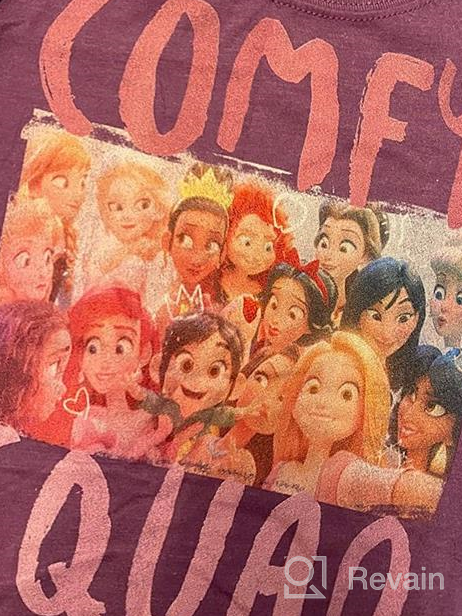 img 1 attached to 👕 Disney Wreck-it-Ralph Comfy Squad Selfie Girl's Heather Crew Tee: Stylish Fun for Trendy Youngsters review by Faye Wright