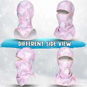 img 1 attached to Venswell Balaclava Windproof Children Snowboarding Under Girls' Accessories ~ Cold Weather