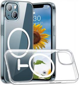 img 4 attached to Ultimate Protection For Your IPhone 13: Magnetic Clear Case Compatible With MagSafe Technology