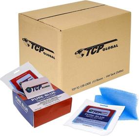 img 4 attached to 🚗 TCP Global - Pure Blue Tack Cloths - Case of 144 - Automotive Car Painters Professional Grade - Wax and Silicone Free Anti-Static Tack Rags