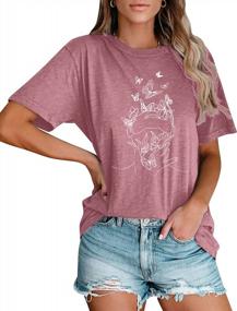 img 4 attached to Women'S Christian Inspirational Tee With Cute Butterfly Graphic - Short Sleeve Shirt