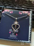 img 1 attached to M MOOHAM Graduation Cap Necklaces: Stunning 2021 Gift for Women review by Elizabeth Sautner