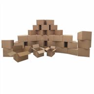 эффективно переместите свой дом с экономичным комплектом для 3 комнат - 42 коробки для переезда и упаковочные материалы логотип
