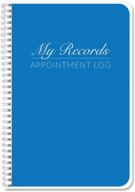 medical appointments journal & records log book - 100 pages, 6" x 9", wire-o binding for doctor appointments tracking (log-100-69cw-pp(medical-appointments)) by bookfactory logo