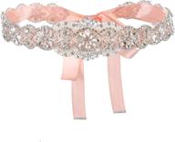 dazzle on your big day with 💎 yanstar's silver rhinestone wedding crystal accessories and belts логотип