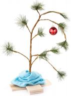 bring the classic spirit of charlie brown's christmas to your home with productworks' 24" tree and linus's blanket decoration logo