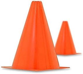img 4 attached to Get Ready To Party With Premium 7-Inch Orange Traffic Cones - Ideal For Various Activities & Events!