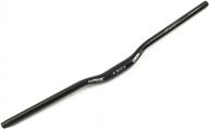 31.8mm 720mm mtb riser bar extra long handlebar for bicycle, road bike, bmx, fixie gear cycling - aluminum alloy black logo
