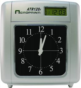 img 3 attached to Acroprint ATR120 Электронный регистратор времени с верхней загрузкой для учета рабочего времени сотрудников.