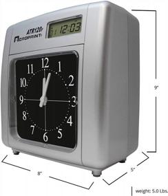 img 1 attached to Acroprint ATR120 Electronic Top-Loading Time Clock Recorder For Employee Time Tracking.