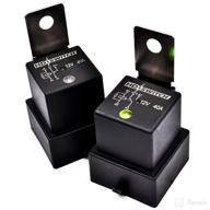 🔌 hd switch -2 pack- waterproof relay w/led indicator: replacing hella 4rd-960388-31, 4rd-960 388-22, 4rd-960 388-06 - 12vdc". logo