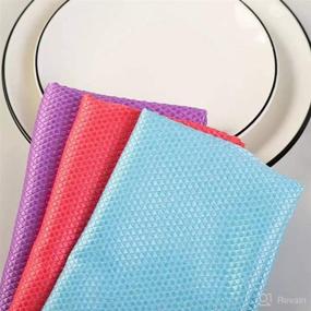 img 1 attached to Comfures Fish Scale Microfiber Cleaning Cloth Set of 5 - Polishing Cloth for Optimal Cleaning